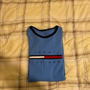 Tommy Hilfiger Blue T-Shirt Large